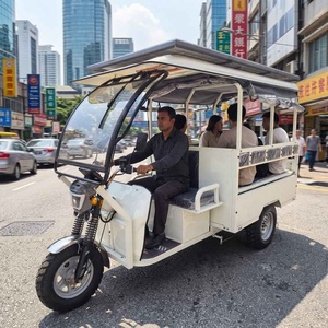 Tricycle Électrique 60V-1500W, Rickshaw Keke, Tricycle Bajaj, Housse de Pluie, Véhicule à Trois Roues Solaire pour Passagers, Fabriqué en Chine - Product Image 1