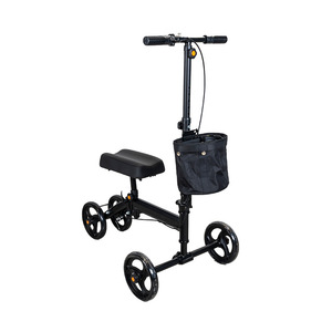 HePo Good <b>Steps</b> Knee Mounted Four Wheeled Walker With Seat And Bag For <b>Mobility</b> Assistance - Product Image 3