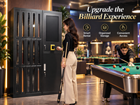 Casier intelligent de location de queues de billard en libre-service avec écran tactile pour clubs de billard
