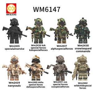 Loạt Quân Đội Lực Lượng Đặc Biệt Khối Xây Dựng Wm6147 1:8 Nhựa Mô Hình Đồ Chơi Cho Thương Mại Nước Ngoài Hàng Hóa Lắp Ráp Đồ Chơi Túi - Product Image 2