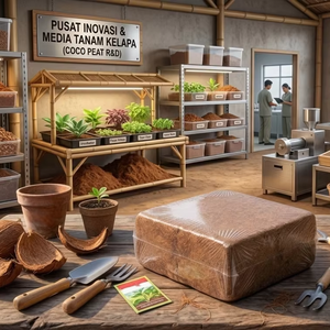 Bloque de Fibra de Coco de 5 kg, 30 cm x 30 cm x 12-15 cm de Alto, Substrato de Fibra de Coco Premium con Alto Contenido de EC para Cultivo Hidropónico y Agricultura - Product Image 4