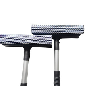 Cepillo de lavado de autos de uso diario, desmontable, de doble cara, con esponja de malla para limpieza de vidrios - Product Image 1