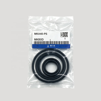 Kit de réparation d'étanchéité MKB/MKA40-PS pour cylindre pneumatique à pince rotative de la série MK, comprenant un joint de tige et une bague d'usure