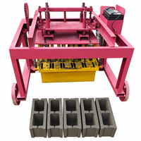 Machine à fabriquer des briques mobiles Diesel QMR4-45, pas de palette requise