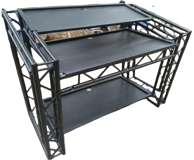 Foldable Portable Aluminum DJ Stand DJ Booth DJ Table Use for the Show and Dancing  Show