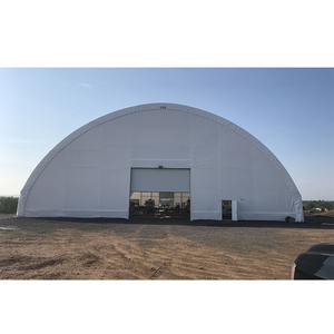 Tente hangar industrielle en tissu PVC tendu avec structure en acier à double treillis pour stockage et aéronautique - Product Image 3
