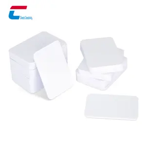 Высококачественная печатная белая пластиковая ПВХ Карточка толщиной 0,76 мм
