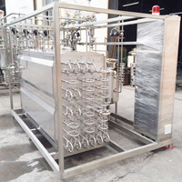 Machine de stérilisation UHT tubulaire pour la sauce tomate, concentré de fruits, pasteurisateur