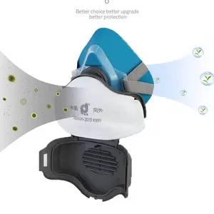 Respiratore a mezza maschera a basso profilo alimentato a batteria Arco da 50 pezzi di alta qualità diretta in fabbrica