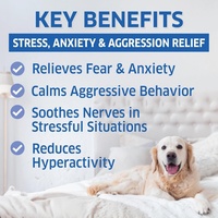 Marque privée Bienvenue Favorise la relaxation et améliore le comportement Solutions apaisantes pour animaux de compagnie avec mélatonine Complément alimentaire pour animaux de compagnie OEM