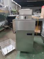 Friteuse à gaz avec armoire, grande capacité 32L, machine à frire le poulet, friteuse électrique commerciale – Offre Spéciale