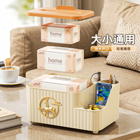 Boîte de rangement portable, écologique, imperméable et luxueuse pour mouchoirs de bureau et de maison, en plastique, pour les nécessités quotidiennes