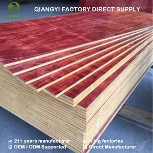 <span class=keywords><strong>Contreplaqué</strong></span> filmé noir de 18 mm, 4x8 pieds |   Panneau de construction marin en eucalyptus <span class=keywords><strong>pour</strong></span> coffrage en béton - Product Image 1