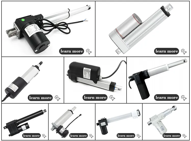 भारी शुल्क अस्पताल के बिस्तर दोहरी Actuator रैखिक मोटर 12v/24v बिजली की मोटर धीमी रैखिक Actuator 6000n 200mm ब्रश रिमोट कंट्रोल