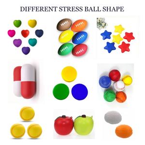 Stress Relief Round Shape Toys Squish Pu Poam 6.3cm Stress <b>Balls</b> Promotional Gifts Anxiety Stress <b>Ball</b> for Adults - Product Image 5