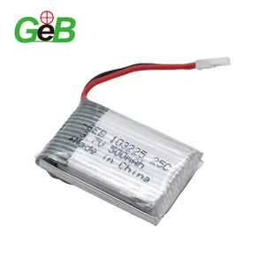 Pin Li-Polymer 25C Tốc Độ Cao GEB 103225 500MAh Cho Máy Bay Trực Thăng RC Mẫu Có Phích Cắm XT90 Pin Sạc 3.7V