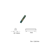 Micro-puces RFID FDX-B 134,2 kHz de petite taille 1,25*8MM, étiquettes en verre pour implantation animale et certains projets