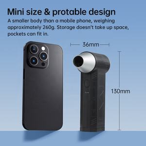 2-in-1 Mini Elektrischer Gebläse 80000RPM Turbo-Lüfter Kabelloser Luftstaubsauger Bürstenloser Motor Bildschirmreiniger Auto-Trockner Outdoor-Reinigung - Product Image 6