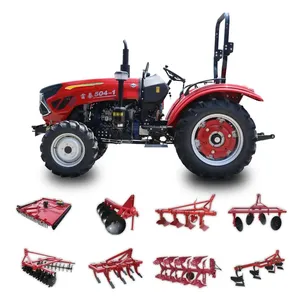 25-50hp Mini Tractor Farm Tractor for Small Farm with Tiller and Plough