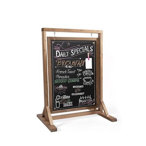 Mộc Mạc hai mặt đong đưa Bảng Phấn vỉa hè dấu hiệu-barnwood từ một khung thay thế Bảng menu bảng bánh sandwich tin nhắn - Product Image 2