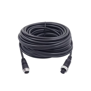 1M 5m 10m 15M 20M 25m/M12 4 pines enchufe de aviación impermeable macho a hembra Cámara <span class=keywords><strong>Audio</strong></span> Video <span class=keywords><strong>Cable</strong></span> de extensión monitoreo de cámara de coche - Product Image 1