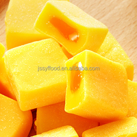 Oem Groothandel Hoge Kwaliteit Mango Kubus Zacht Snoep Snoep Bulk Mango Jam Gevulde Gummy Candy