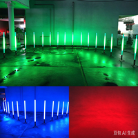 Éclairage de scène DJ extérieur, tubes RGB 3D pour fêtes, contrôle DMX Artnet Madrixs, décoration pour motifs lumineux et aménagement paysager