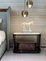 Meubles de chambre à coucher personnalisés en cuir, lit double moderne, lit de luxe confortable, mobilier de chambre à coucher