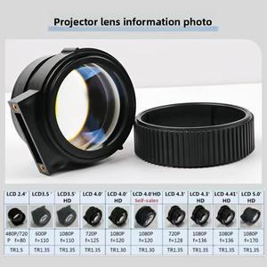 고정밀 HD 광학 볼록 반투명 프로젝터 렌즈 강력한 광 투과 - Product Image 2