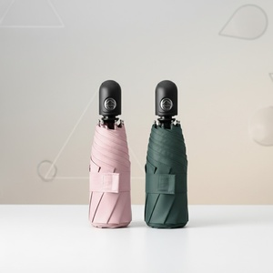 Paraguas Plegable Mini Portátil de 21 Pulgadas, 6K, Súper Ligero, Colorido, para Viaje, con Caja de EVA, Venta al Por Mayor - Product Image 2