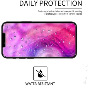 อุปกรณ์ป้องกันหน้าจอกระจกเ<span class=keywords><strong>ท</strong></span>มเปอร์สำหรับ iPhone 18 17 16 15 14 13 <span class=keywords><strong>PRO</strong></span> <span class=keywords><strong>MAX</strong></span> 2.5D ความแข็ง9H ฝาครอบอลูมิเนียมสูงครอบคลุมเต็มรูปแบบโดยตรงจากโรงงาน - Product Image 2