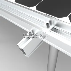 Ground Solar Energy Bracket Pv Ground Mounting Structures System With Ground Screw