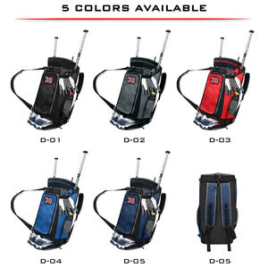 Sac de sport/batte de baseball/softball personnalisé KOP à faible MOQ avec logo, bretelles et compartiment à chaussures pour joueur - Product Image 5