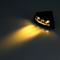 Lampe solaire pour marches extérieures, conçue pour les escaliers et les allées, lumière LED chaude, petite batterie incluse, boîtier étanche IP44, automatique