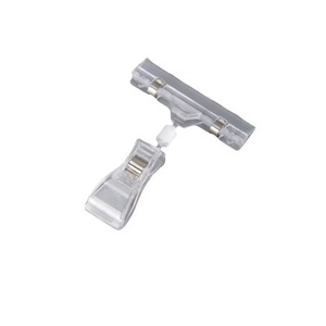 คลิปหนีบป้ายราคาแบบกำหนดเอง ที่ใส่ป้ายราคา PVC สำหรับร้านขายอุปกรณ์อิเล็กทรอนิกส์ - Product Image 1