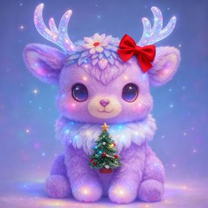 BLQ 페어리 디어 #2 무지개 빛깔의 봉제 디자이너 피규어 한정 실행 판타지 남여 공용 장난감 진열 케이스 선물 - Product Image 4