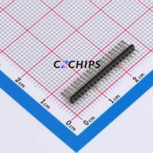 PZ1.27-UP1D-20A Pin Header Through hole Component (THT),P=1.27mm Connector 1x20P 1.27mm Pin Header Through Hole - Product Image 1