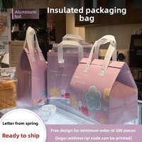 Sac de livraison isotherme moderne BAGTOGO en gros, avec feuille violette adhésive double face de 2 pouces pour garder au chaud