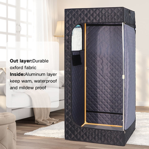 เต็นท์ซาวน่าและอ่างน้ำแข็งแบบพกพาเต็นท์ซาวน่าอบไอน้ำแบบพับได้สำหรับใช้ในสปาที่บ้าน - Product Image 5