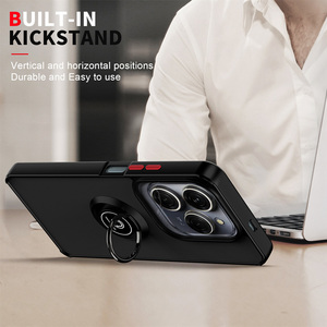 Per Tecno Camon <span class=keywords><strong>30</strong></span> 20 19 18 / 20 19 Pro 18 <span class=keywords><strong>P</strong></span> / Pop 6 Go Pop 5 LTE Pop 6 Cover opaca antiurto custodia posteriore ibrida con anello - Product Image 5