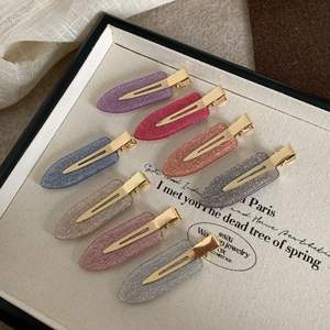 Corea minimalista invisibile lato scorrevole fermaglio per capelli Non danneggianti forcine di cristallo per le donne lucenti accessori in plastica - Product Image 6