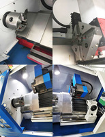 IKC4 lit incliné cnc mini tour machine bureau métal torno cnc machine micro cnc tour meilleure vente STC2120