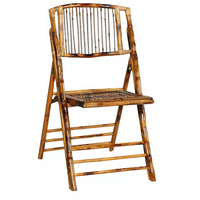 Chaise de salle à manger naturelle chaise pliante en bambou à vendre