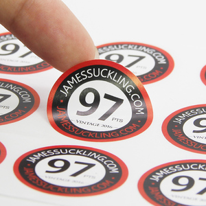 Thiết Kế Thời Trang In Tự Dính Vòng Nhãn Giấy Tùy Chỉnh Logo Stickers - Product Image 1