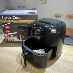 Freidora de Aire Silver Crest de 10L, Horno Eléctrico de 3600W, Control Manual, Multifunción, Sin Aceite, Antiadherente, Electrodoméstico de Cocina - Product Image 2