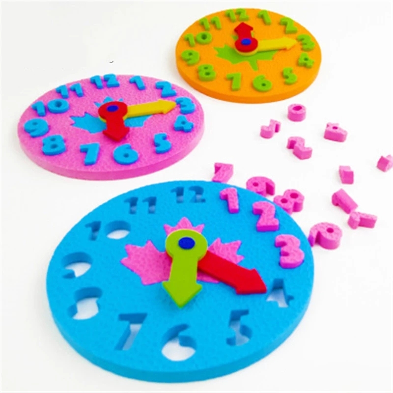 Teaching Kindergarten Manual Diy Eva Clock