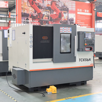Tour à tourelle motorisée TCK56A de haute qualité, broche A2-6, commande GSK, machine de tournage CNC avec option axe Y pour le traitement des pièces d'arbre