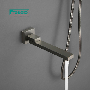 Frascio Schwarzes Badezimmer-Duschsystem Bad- und Duscharmaturen Wandmontierte Hotel-Regendusche Verdeckte Duscharmatur-Set - Product Image 3