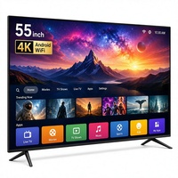 Televisor Inteligente Android WiFi 4K de 55 Pulgadas Zheng Xiang con Pantalla LED Interactiva para Entretenimiento en el Hogar