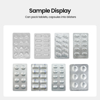 Machine d'emballage automatique CE pour plaquettes plates en aluminium et plastique, pour comprimés, pilules, gélules molles